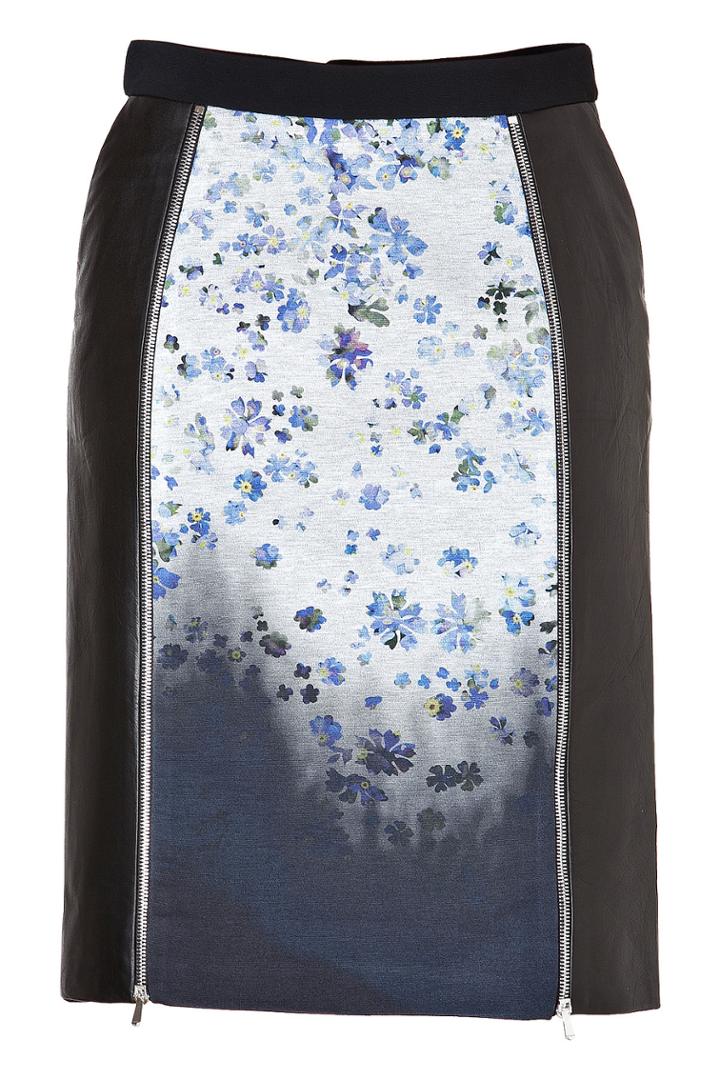 Preen Preen Ilex Skirt In White Flower - None