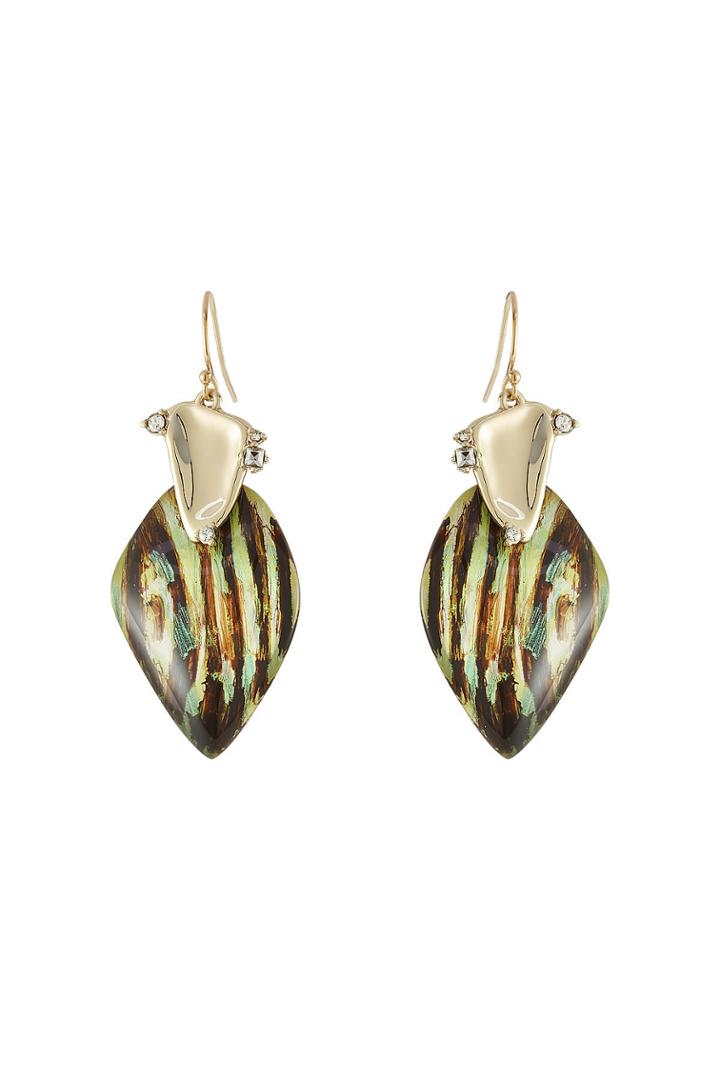 Alexis Bittar Alexis Bittar Gold-plated Earrings With Lucite