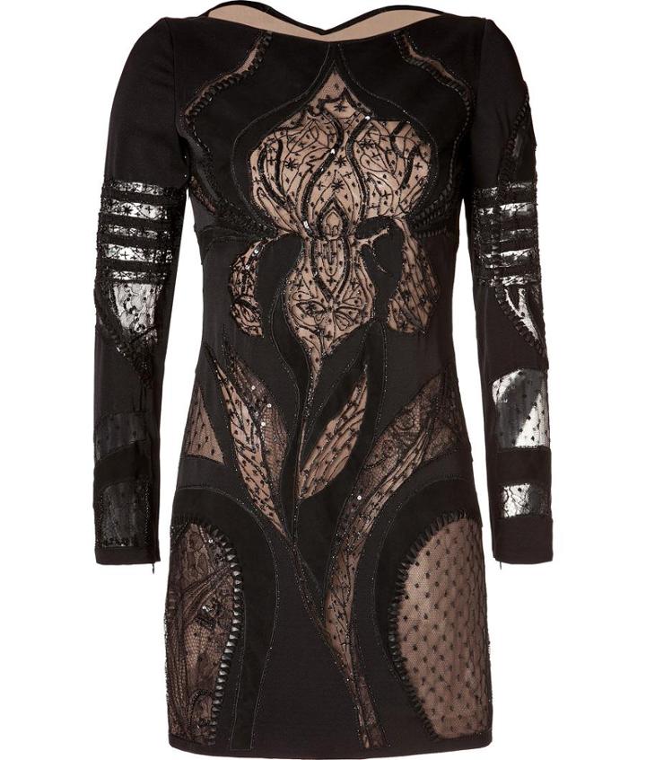 Emilio Pucci Wool Floral Cutout Dress