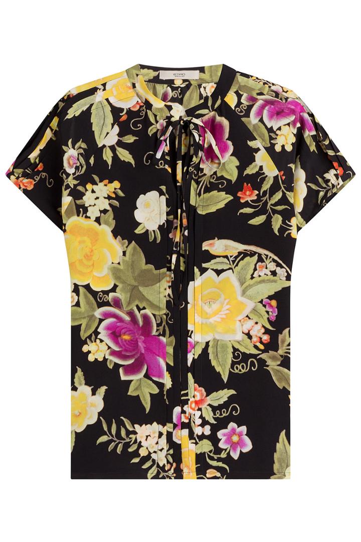 Etro Etro Printed Silk Blouse - Florals