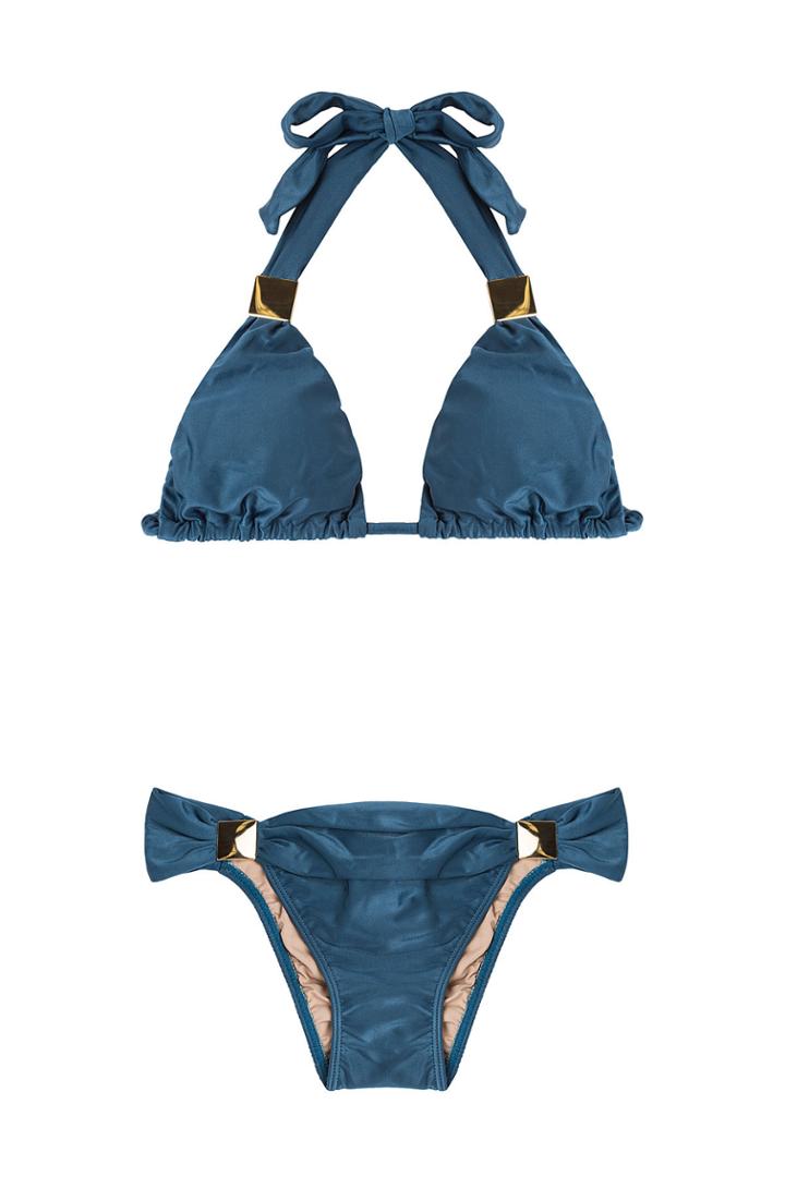 Adriana Degreas Adriana Degreas Triangle Bikini - Blue