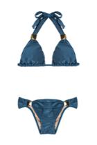 Adriana Degreas Adriana Degreas Triangle Bikini - Blue