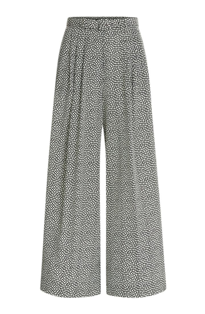 Etro Wide-leg Printed Silk Pants