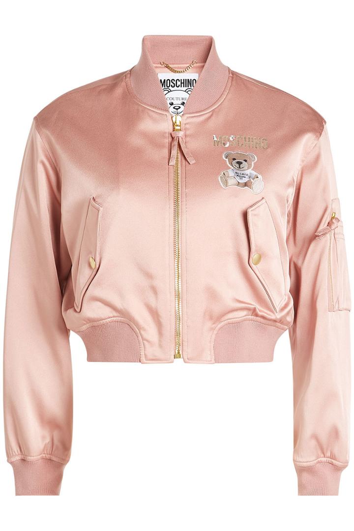 Moschino Moschino Satin Bomber Jacket