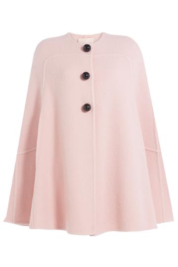 Roksanda Ilincic Roksanda Ilincic Wool Cape With Mohair - Pink