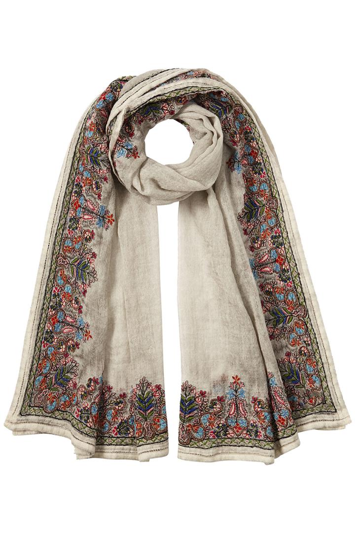 Faliero Sarti Faliero Sarti Embroidered Scarf With Wool