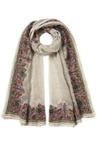 Faliero Sarti Faliero Sarti Embroidered Scarf With Wool