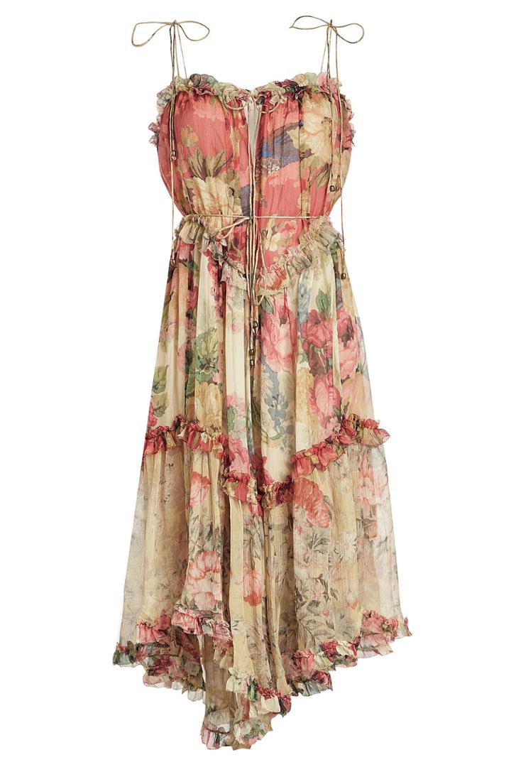 Zimmermann Zimmermann Melody Floating Silk Chiffon Dress