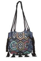 Christophe Sauvat Christophe Sauvat Embroidered And Embellished Tote Bag With Leather