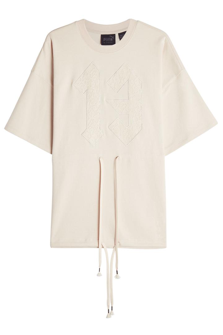 Fentyxpuma By Rihanna Fentyxpuma By Rihanna Printed Drawstring T-shirt With Cotton