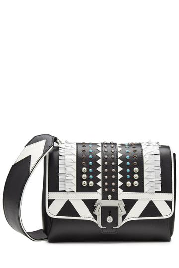 Paula Cademartori Paula Cademartori Embellished Leather Shoulder Bag - Multicolor