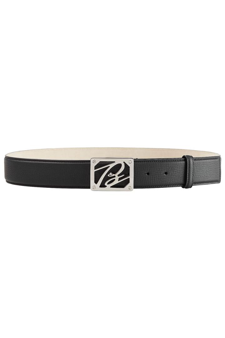 Brioni Brioni Leather Belt - Grey