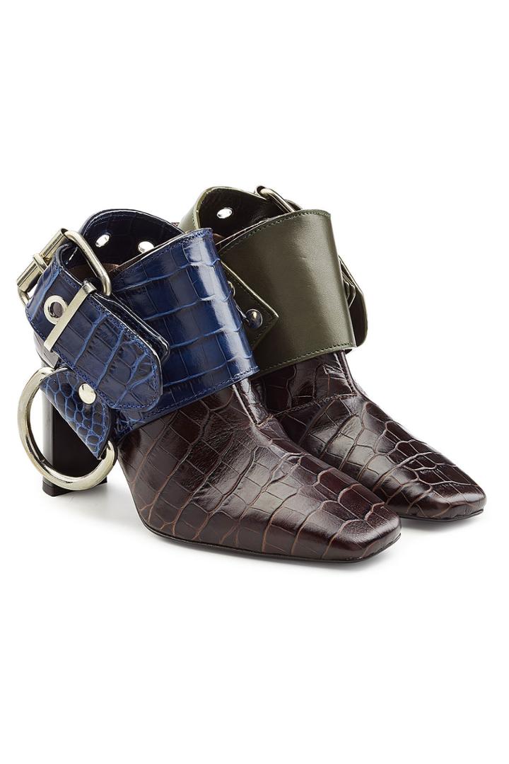 Alyx Studio Alyx Studio Embossed Leather Ankle Boots