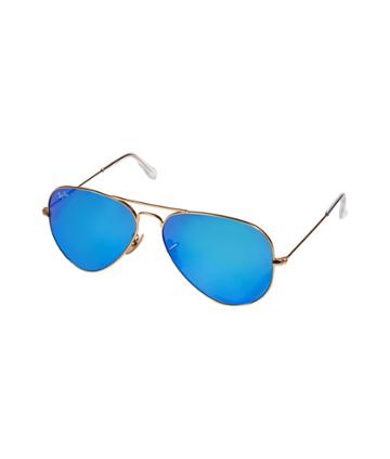 Ray-ban Arista Aviator Large Metal Mirrored Sunglasses