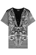 Just Cavalli Just Cavalli Printed Top With Lace-up Front