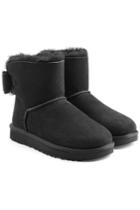 Ugg Ugg Mini Bailey Bow Shearling Lined Suede Boots
