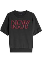 Jil Sander Navy Jil Sander Navy Cotton Sweat Top With Embroidered Logo