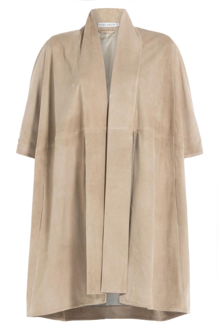 Nobi Talai Nobi Talai Suede Coat - Beige