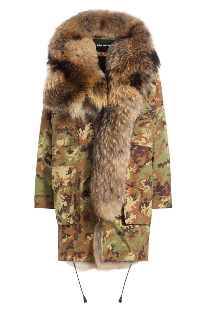 Dsquared2 Dsquared2 Parka With Fur Lining