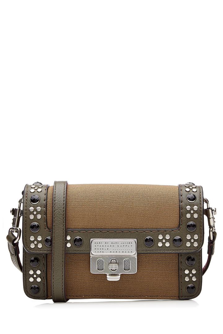 Marc By Marc Jacobs Marc By Marc Jacobs Canvas Espionage 18 Shoulder Bag - Green