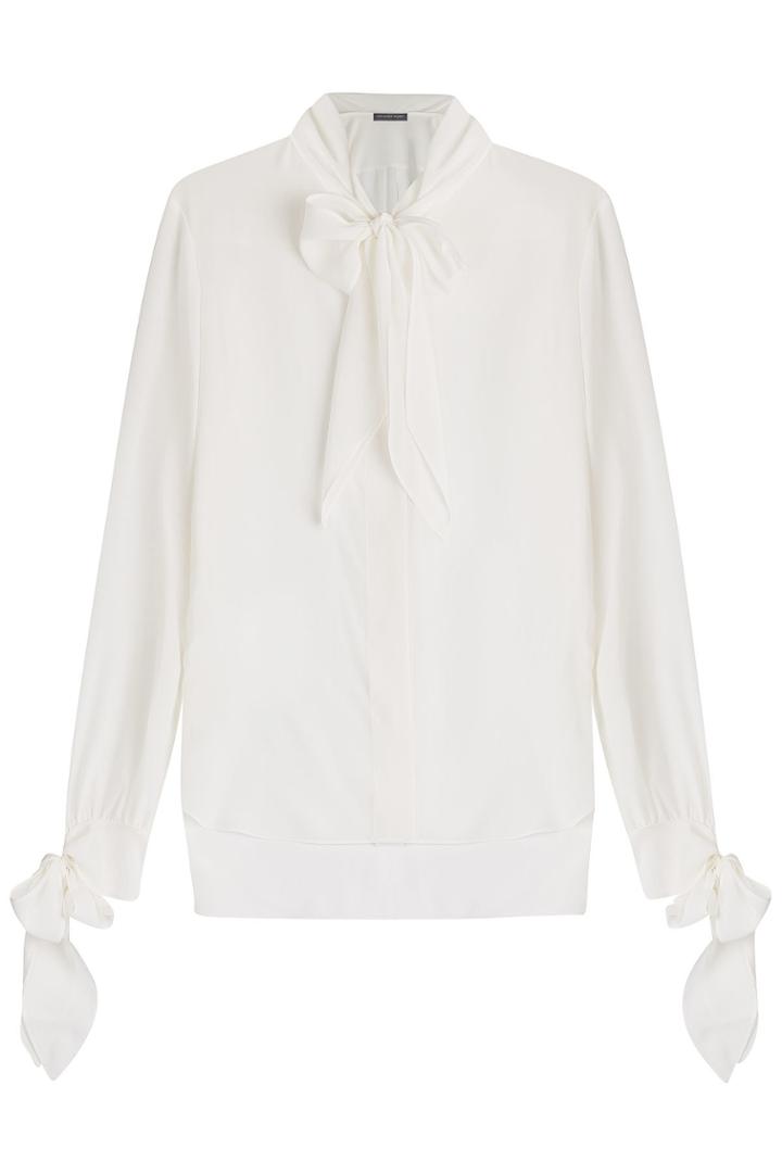 Alexander Mcqueen Alexander Mcqueen Silk Blouse - Beige
