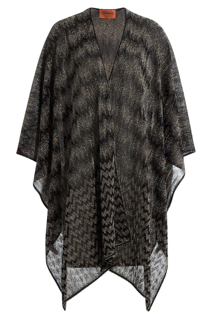 Missoni Missoni Poncho Cardigan With Metallic Thread - Multicolor