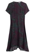 Kenzo Kenzo Printed Silk Dress - Purple
