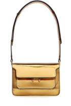 Marni Marni Patent Leather Shoulder Bag - Gold