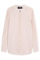 The Kooples The Kooples Blouse With Lace - Pink