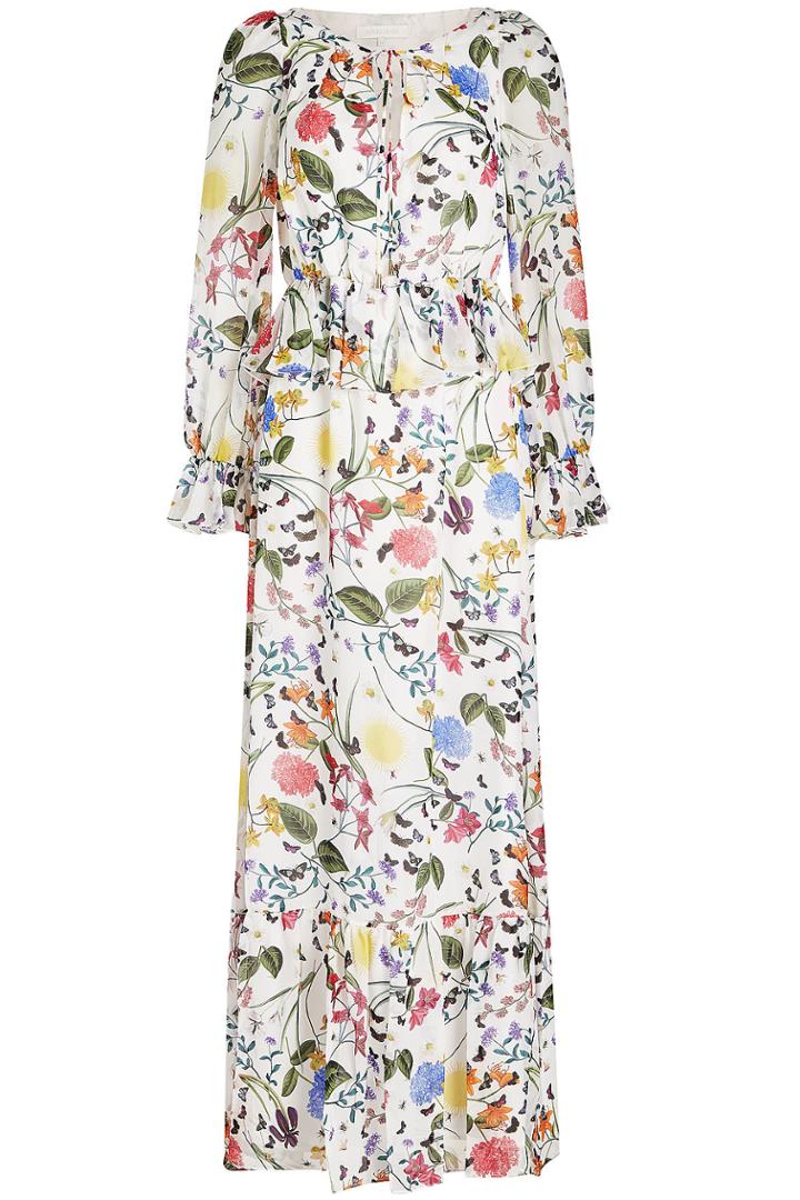 Borgo De Nor Borgo De Nor Lily Printed Silk Dress