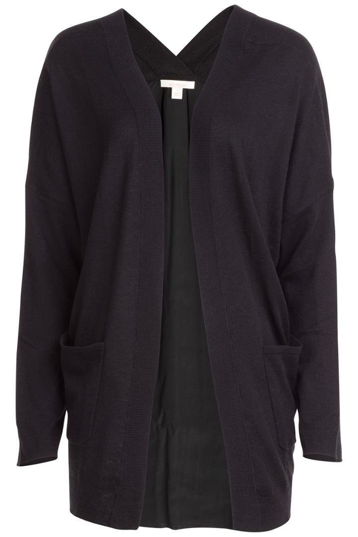 Ella Moss Ella Moss Ramsey Cardigan With Silk Contrast Back