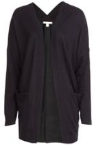 Ella Moss Ella Moss Ramsey Cardigan With Silk Contrast Back