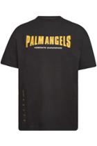 Palm Angels Palm Angels Vintage Logo Printed Cotton T-shirt