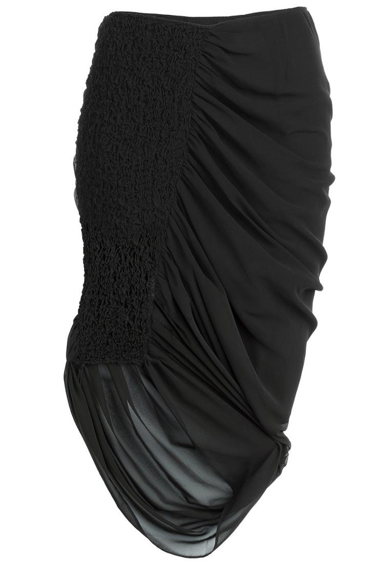Mcq Alexander Mcqueen Bend Smocked Skirt