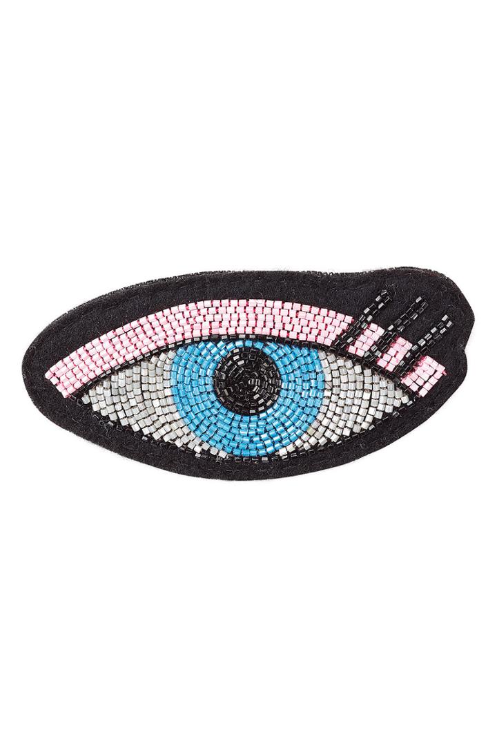 Olympia Le-tan Olympia Le-tan Beaded Eye Patch - Blue