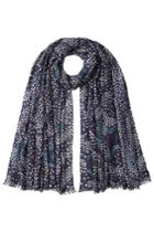 Diane Von Furstenberg Diane Von Furstenberg Dot Print Scarf With Cashmere