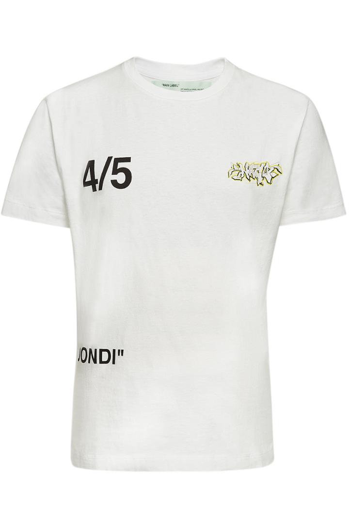 Off-white Off-white Bus Shirt Sleeve Skinny T-shirt