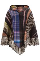 Missoni Missoni Hooded Wool Poncho With Alpaca, Mohair And Silk