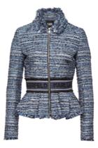 Karl Lagerfeld Karl Lagerfeld Boucle Jacket With Cotton