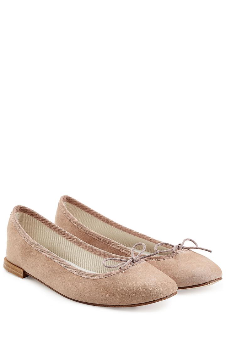 Repetto Repetto Cendrillon Suede Ballerinas - Beige