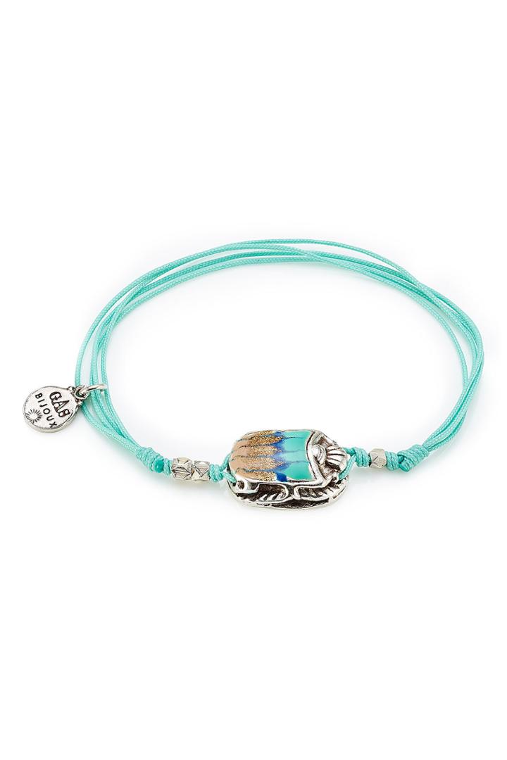 Gas Bijoux Gas Bijoux Bracelet With Silver Plated Embellishment - Blue