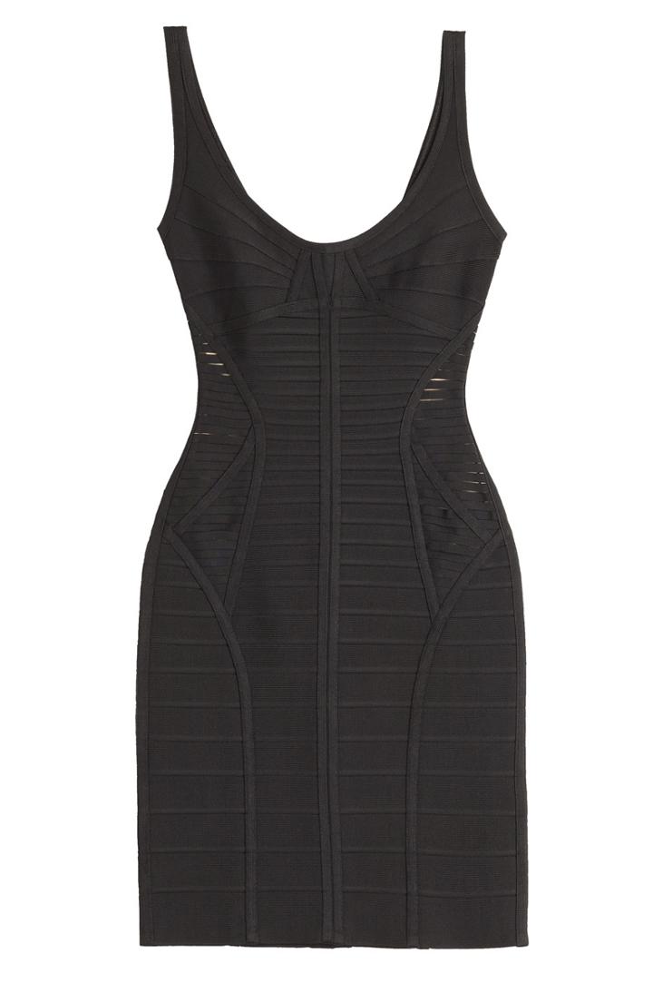 Herv L Ger Structured Tank Dress