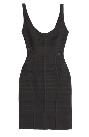 Herv L Ger Structured Tank Dress