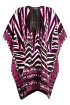 Emilio Pucci Emilio Pucci Wool And Mohair Cape With Leather