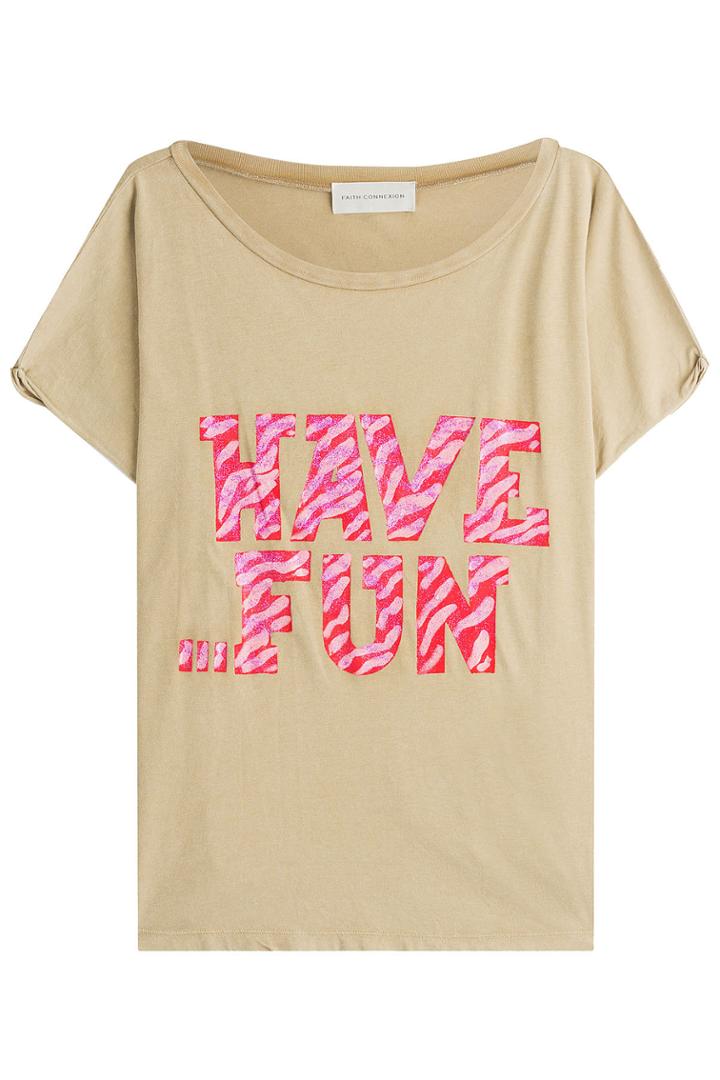 Faith Connexion Faith Connexion Printed Cotton T-shirt