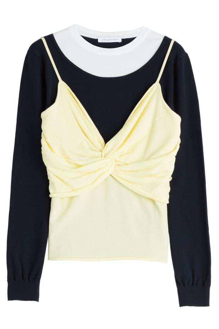 J.w. Anderson J.w. Anderson Layered Top - Multicolor