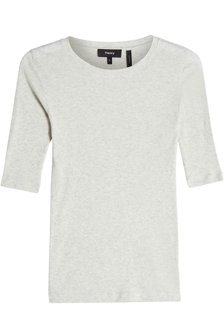 Theory Theory Jersey Top With Cotton