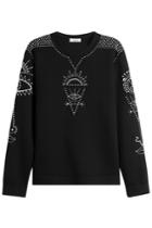 Valentino Valentino Embellished Sweatshirt - Black