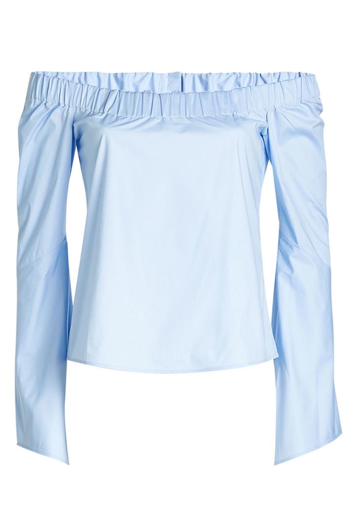 Hugo Hugo Off-shoulder Blouse With Cotton