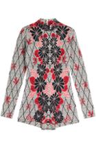 Maison Margiela Silk-wool Printed Romper